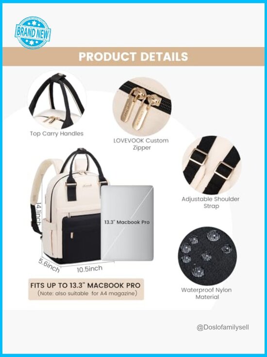Stylish Mini Backpack Waterproof USB Port Daypack Travel College School Purse